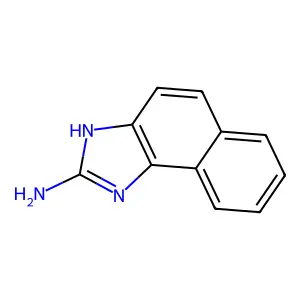 1H-Naphth(1,2-d)imidazole, 2-amino- structure