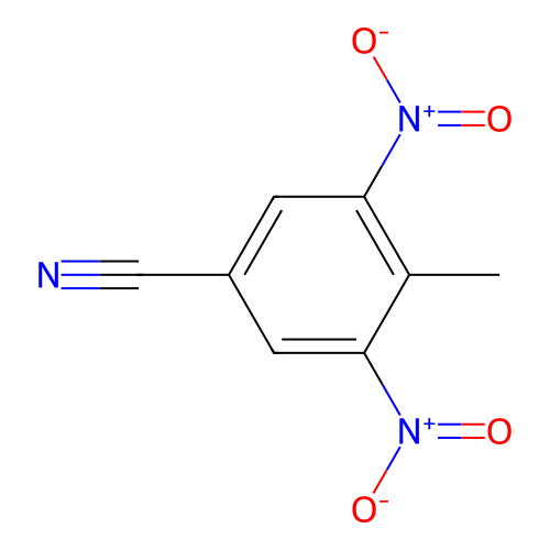 4-Methyl-3,5-dinitrobenzonitrile structure