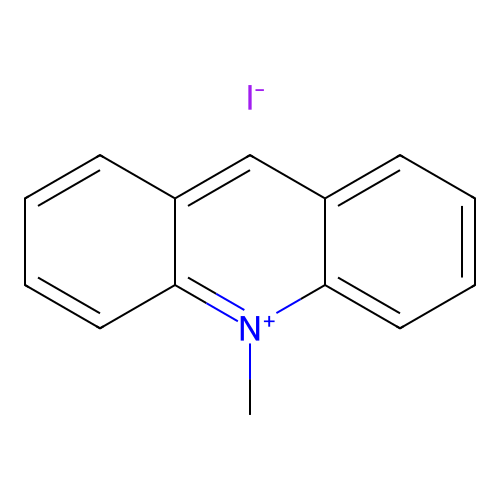 N-Methylacridinium iodide structure