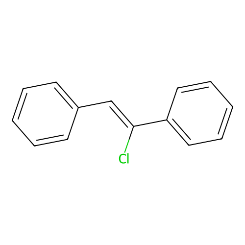 [(Z)-1-Chloro-2-phenylethenyl]benzene structure