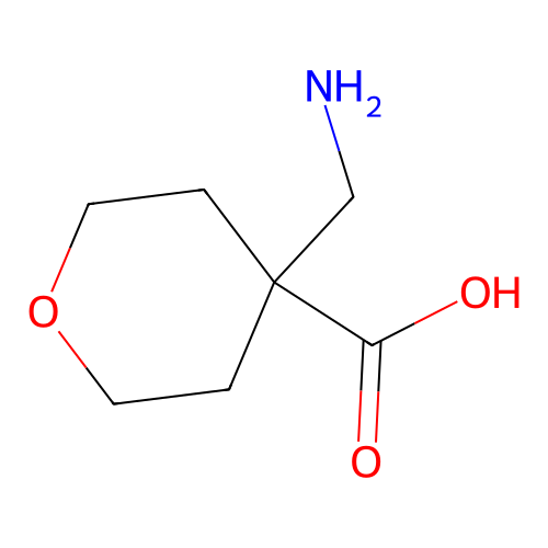 4-Aminomethyltetrahydropyran-4-carboxylic acid structure
