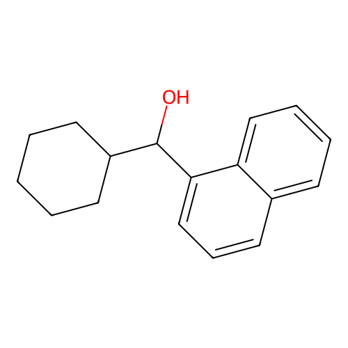 alpha-Cyclohexyl-1-naphthalenemethanol structure