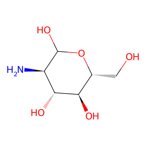 氨基葡萄糖 structure
