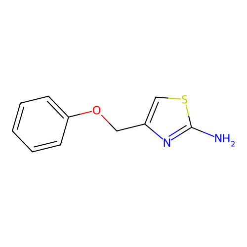 4-(Phenoxymethyl)-1,3-thiazol-2-amine structure