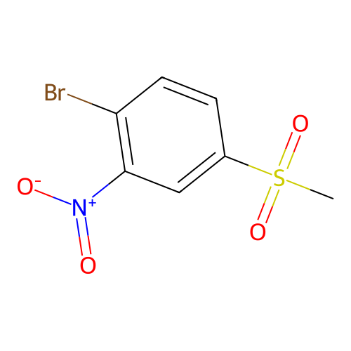 2-Bromo-5-methylsulfonylnitrobenzene structure