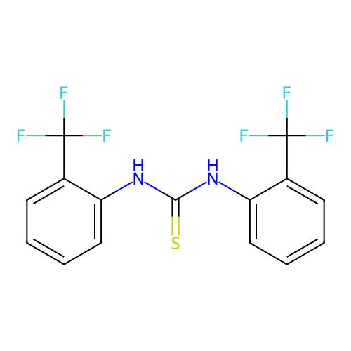 Thiourea, N,N'-bis[(trifluoromethyl)phenyl]- structure