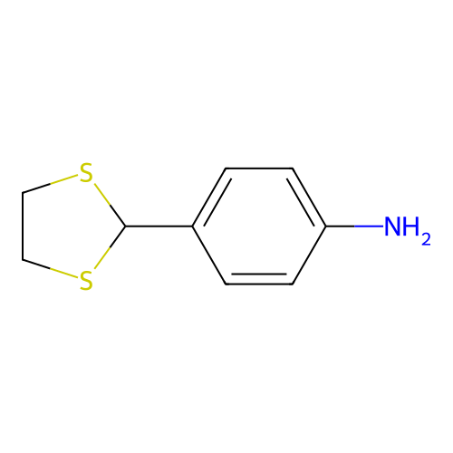 4-(1,3-Dithiolan-2-yl)aniline structure