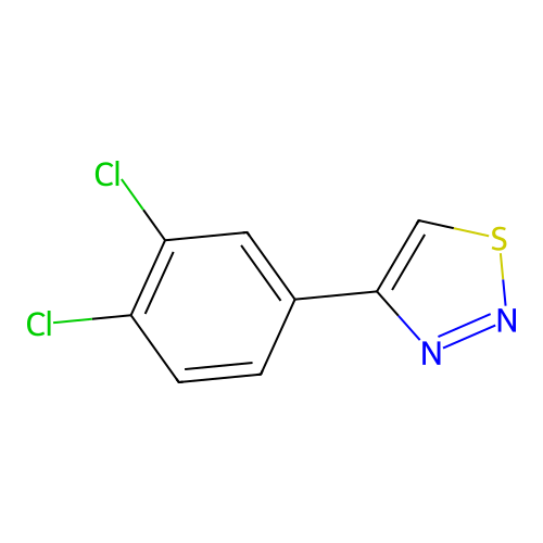4-(3,4-Dichlorophenyl)-1,2,3-thiadiazole structure