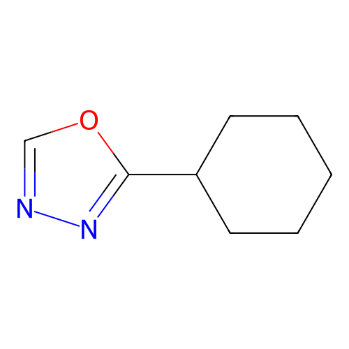 2-Cyclohexyl-1,3,4-oxadiazole structure