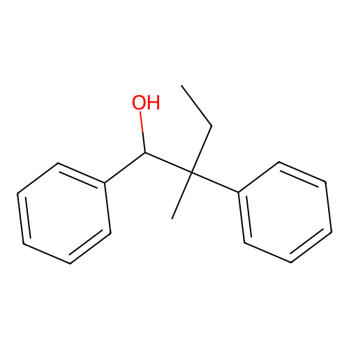 2-Methyl-1,2-diphenyl-1-butanol structure