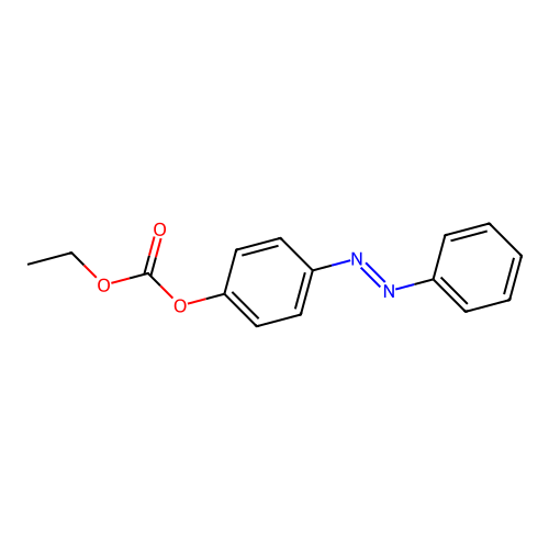 Ethyl 4-(phenylazo)phenyl carbonate structure
