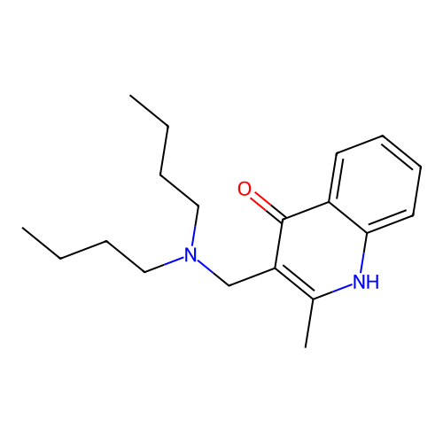 3-[(Dibutylamino)methyl]-2-methylquinolin-4-ol structure