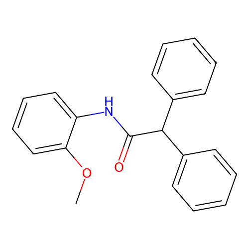 N-(2-methoxyphenyl)-2,2-diphenylacetamide structure