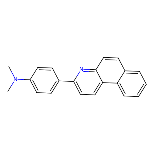 3-(4-(Dimethylamino)phenyl)benzo(F)quinoline structure