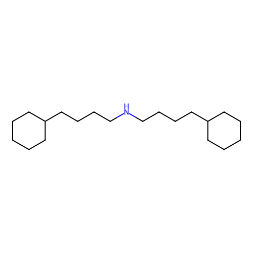 4-cyclohexyl-N-(4-cyclohexylbutyl)-1-butanamine structure