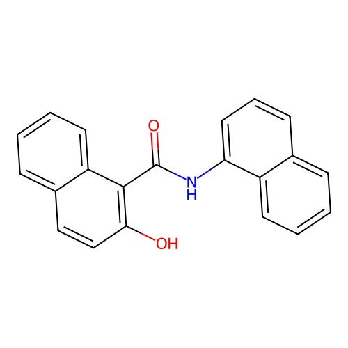 2-Hydroxy-N-1-naphthalenyl-1-naphthalenecarboxamide structure
