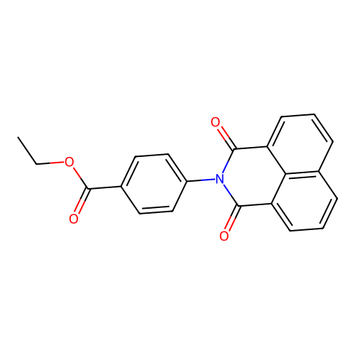 ethyl 4-(1,3-dioxo-1H-benzo[de]isoquinolin-2(3H)-yl)benzoate structure