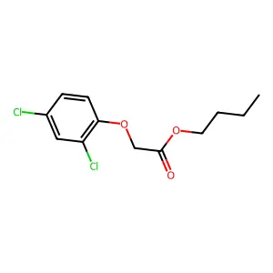 2,4-D n-butyl ester structure