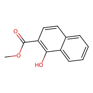 2-Naphthalenecarboxylic acid, 1-hydroxy-, methyl ester structure