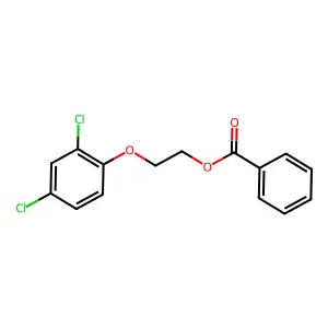 2-(2,4-Dichlorophenoxy)ethyl benzoate structure