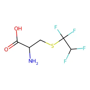 S-(1,1,2,2-tetrafluoroethyl)cysteine structure
