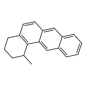 1-Methyl-1,2,3,4-tetrahydrobenz(a)anthracene structure