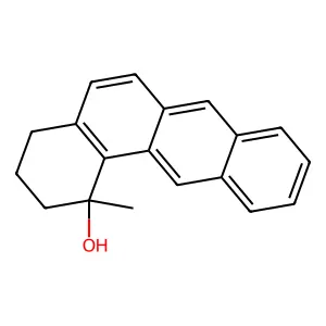 1-Methyl-1,2,3,4-tetrahydrobenz(a)anthracen-1-ol structure