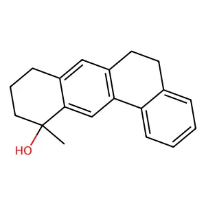 11-Methyl-5,6,8,9,10,11-hexahydrobenz(a)anthracen-11-ol structure