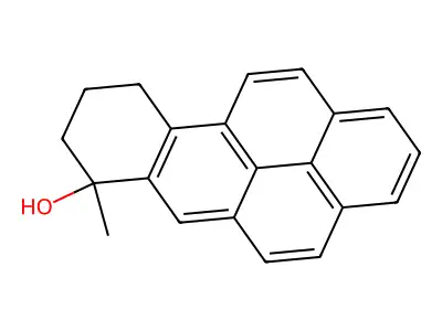 7-Methyl-7,8,9,10-tetrahydrobenzo(a)pyren-7-ol structure