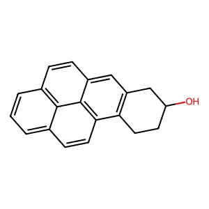 Benzo(a)pyren-8-ol, 7,8,9,10-tetrahydro- structure