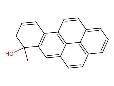 7-Methyl-7,8-dihydrobenzo(a)pyren-7-ol structure