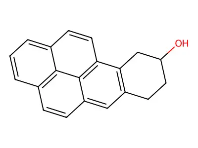Benzo(a)pyren-9-ol, 7,8,9,10-tetrahydro- structure
