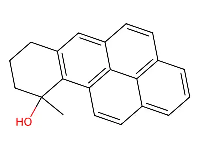 10-Methyl-7,8,9,10-tetrahydrobenzo(a)pyren-10-ol structure