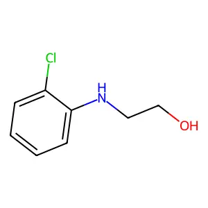 Ethanol, 2-((2-chlorophenyl)amino)- structure