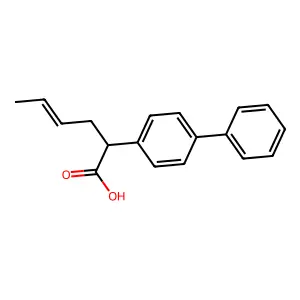 (+)-苯己烯酸 structure