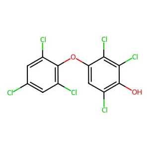 2,3,6-Trichloro-4-(2,4,6-trichlorophenoxy)phenol structure