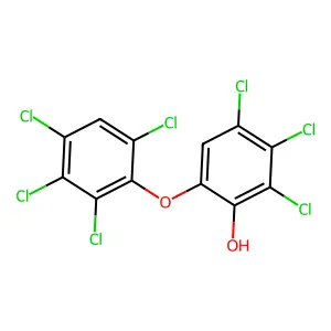 2,3,4-Trichloro-6-(2,3,4,6-tetrachlorophenoxy)phenol structure