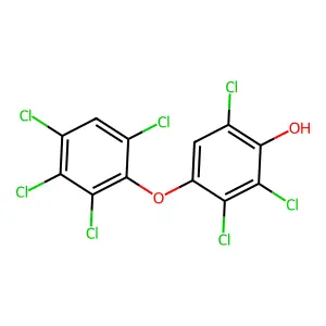 2,3,6-Trichloro-4-(2,3,4,6-tetrachlorophenoxy)phenol structure
