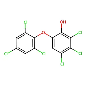 Phenol, 2,3,4-trichloro-6-(2,4,6-trichlorophenoxy)- structure