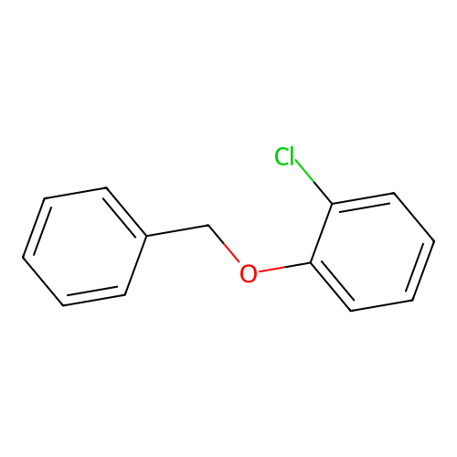 Benzyl o-chlorophenyl ether structure