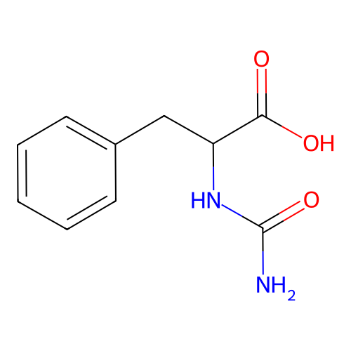 2-(Carbamoylamino)-3-phenylpropanoic acid structure