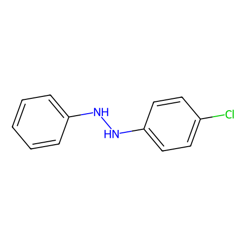 1-(4-Chlorophenyl)-2-phenylhydrazine structure