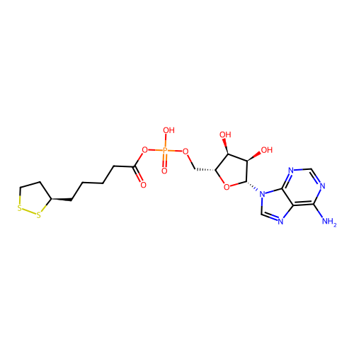 (R)-lipoyl-AMP structure