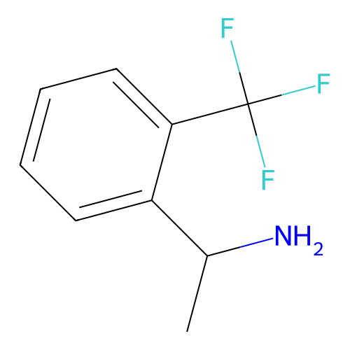 (1R)-1-(2-(Trifluoromethyl)phenyl)ethylamine structure