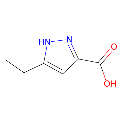 5-ethyl-1H-pyrazole-3-carboxylic Acid structure