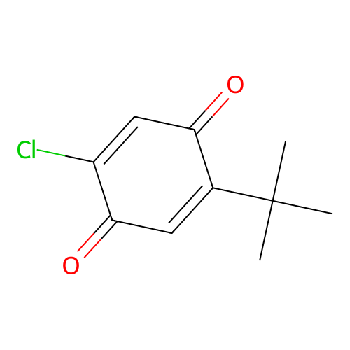 2,5-Cyclohexadiene-1,4-dione, 2-chloro-5-(1,1-dimethylethyl)- structure