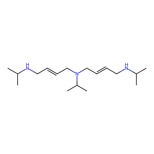 1,6,11-Triisopropyl-di-2-butenylenetriamine structure