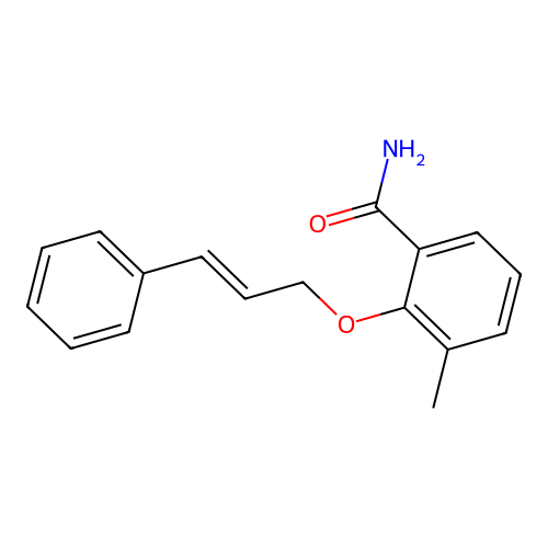 Benzamide, 2-cinnamyloxy-3-methyl- structure