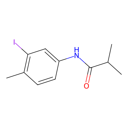 N-(3-Iodo-4-methylphenyl)isobutyramide structure