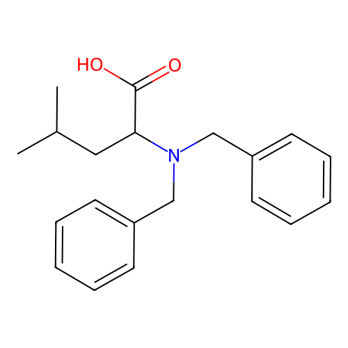 N,N-dibenzylleucine structure